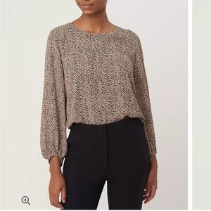 Women's leopard top size M